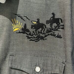 Rare Howler Bros Gaucho Snapshirt